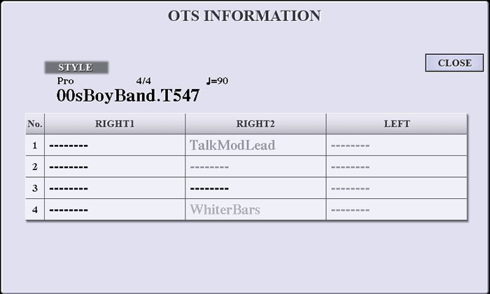 OTS Information on S970